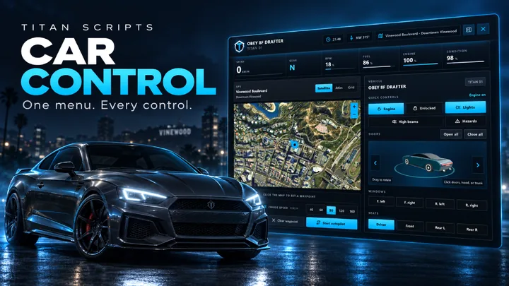 TITAN Car Menu — Advanced Car Control System